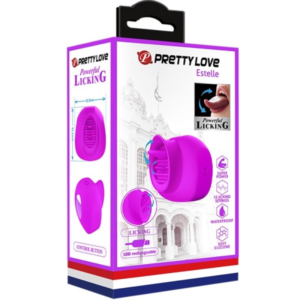 Pretty Love - Stimulateur DE Clitoris Estelle Tongue 12 Vibrat...