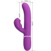Pretty Love - Vibrador Coelho Multifunções 3 EM 1 Perlita Roxo