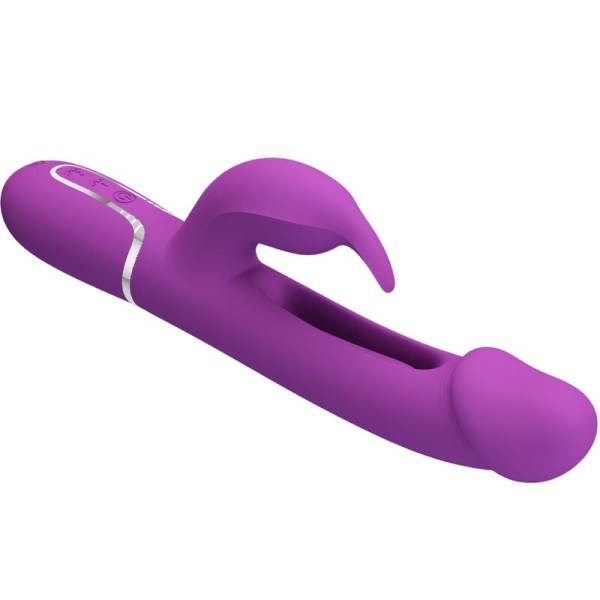 Pretty Love - Kampas 3 EN 1 Conejo Vibrador Multifunción Morado