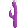 Pretty Love - Kampas 3 EN 1 Conejo Vibrador Multifunción Morado