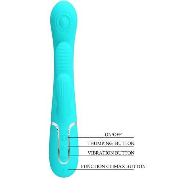 Pretty Love - Shania Triple Rabbit Vibrateur Multifonction 3 E...