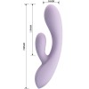 Pretty Love - Vibrateur Rosolyn Rabbit 10 Vibrations Violet