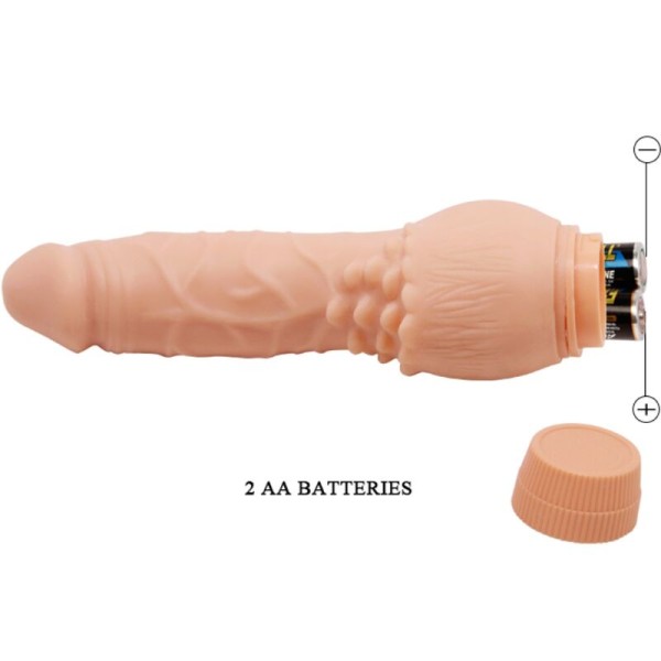 Baile - Vibrador Realista Barbara 19,5 CM Carne