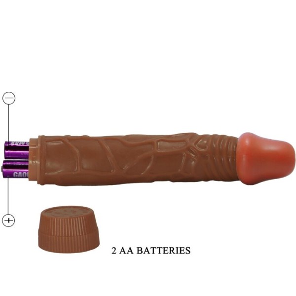Baile - Vibrador Realista BOB 22,5 CM Mulato