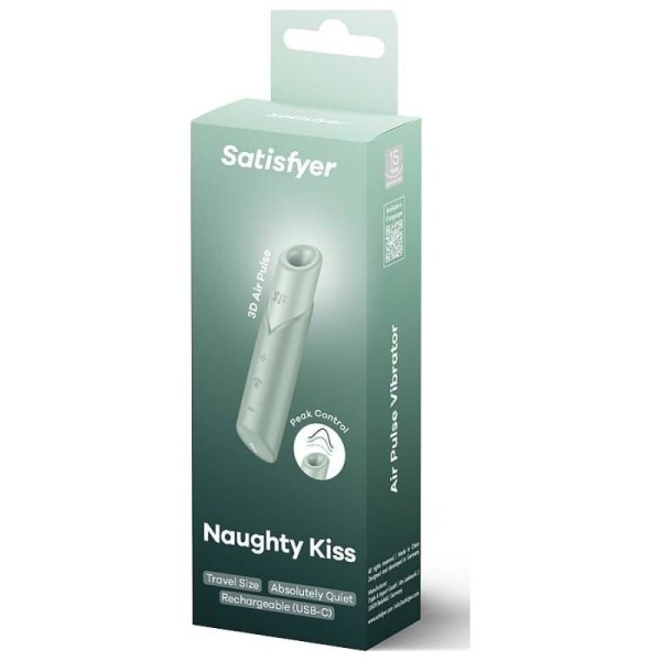 Satisfyer - Stimulateur DE Clitoris Naughty Kiss Wave Aigue-Ma...