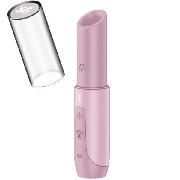 Satisfyer - Estimulador de Clítoris Secret Kiss Wave Rosa