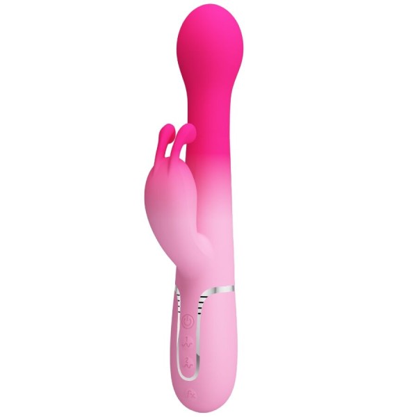 Pretty Love - Vibrateur Lapin Multifonction 3 EN 1 Dejon Rose