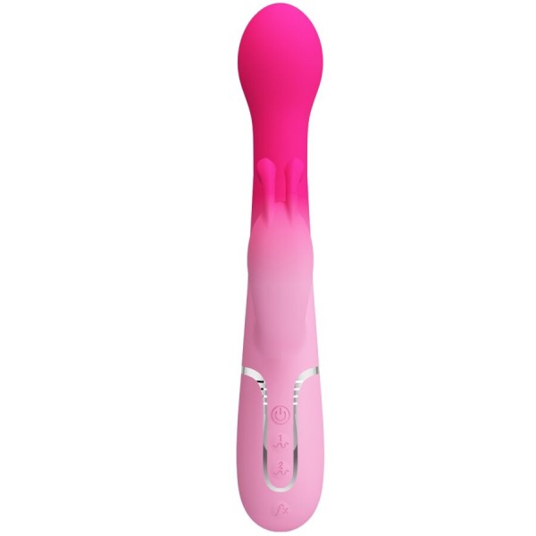 Pretty Love - Vibrateur Lapin Multifonction 3 EN 1 Dejon Rose