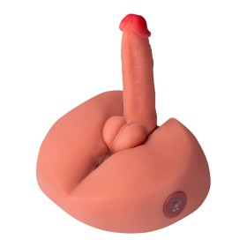 Xise - Masturbador Vibratório Vibrador Realista Mel 25 CM