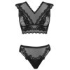 LIVCO CORSETTI FASHION - TIMOSAN LC 90631 SOUTIEN-GORGE + CULOTTE NOIR L/XL LIVCO CORSETTI SETS