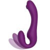 Xocoon - Vibrador Strapless 2 EN 1 Con Control Remoto Morado