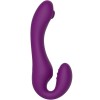 Xocoon - Vibrador Strapless 2 EN 1 Con Control Remoto Morado