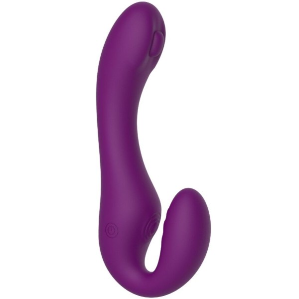 Xocoon - Vibrador Strapless 2 EN 1 Con Control Remoto Morado