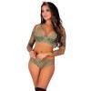 MODA LIVCO CORSETTI - PINO LC 90667 SUJETADOR + BRAGA CAQUI L/XL 