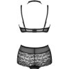 LIVCO CORSETTI FASHION - LINERA FOR THE SENSES COLLECTION SOUTIEN-GORGE + CULOTTE NOIR LIVCO CORSETTI SETS