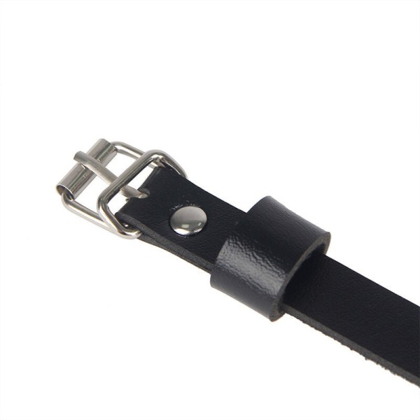 SUBBLIME - HARNAIS DE TAILLE ET DE JAMBES EN CUIR NOIR TAILLE UNIQUE SUBBLIME FETISH