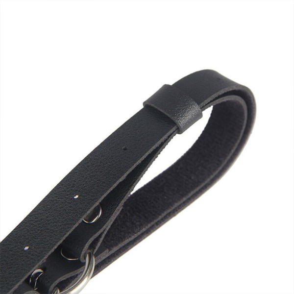 SUBBLIME - HARNAIS CEINTURE CUIR NOIR TAILLE UNIQUE SUBBLIME FETISH