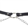 SUBBLIME - HARNAIS CEINTURE CUIR NOIR TAILLE UNIQUE SUBBLIME FETISH