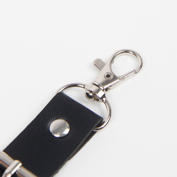 SUBBLIME - HARNAIS CEINTURE ET JARRETIÈRES AVEC ANNEAUX ET CHAÎNE DÉTAIL TAILLE UNIQUE SUBBLIME FETISH