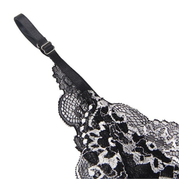 SUBBLIME - BABYDOLL TECIDO DE TULE PEITO RENDA S/M SUBBLIME BABYDOLLS