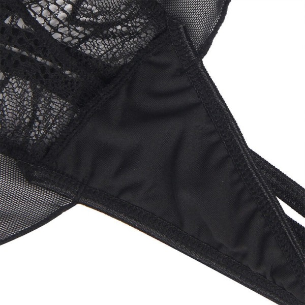 SUBBLIME - TEDDY HALTER NECK DOS NU DENTELLE NOIR S/M SUBBLIME BODIES