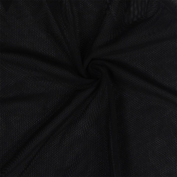 SUBBLIME - TISSU TULLE BABYDOLL AVEC DENTELLE ET DÉTAIL FLEUR NOIR L/XL SUBBLIME BABYDOLLS