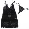 SUBBLIME - BABYDOLL BRETELLES EN DENTELLE RÉGLABLES NOIR S/M SUBBLIME BABYDOLLS