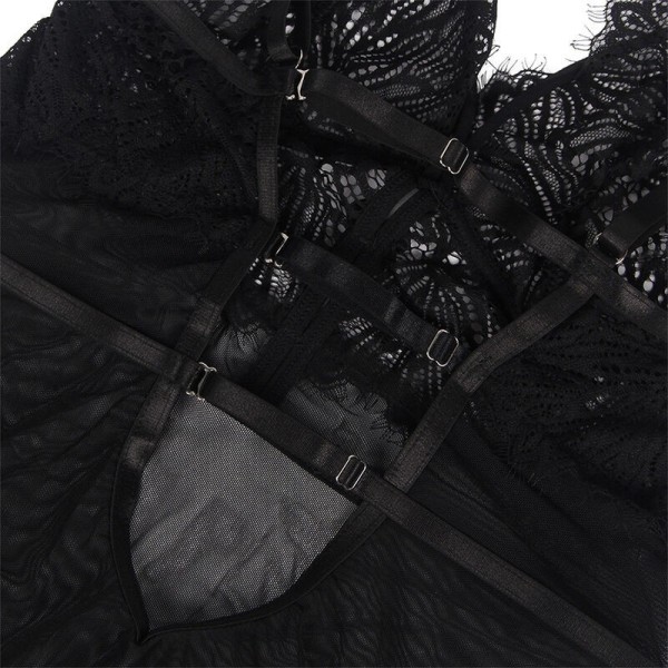 SUBBLIME - BABYDOLL BRETELLES EN DENTELLE RÉGLABLES NOIR L/XL SUBBLIME BABYDOLLS