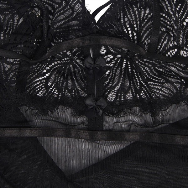 SUBBLIME - BABYDOLL BRETELLES EN DENTELLE RÉGLABLES NOIR L/XL SUBBLIME BABYDOLLS