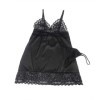 SUBBLIME - BABYDOLL AVEC POITRINE IMPRIMÉ FLEURI NOIR S/M SUBBLIME BABYDOLLS