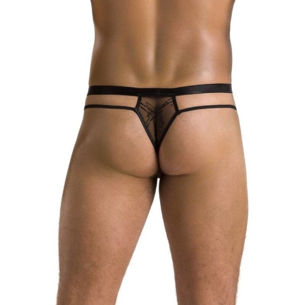 PASSION - 029 STRING COLLIN NOIR S/M PASSION MEN - Tongs masculines