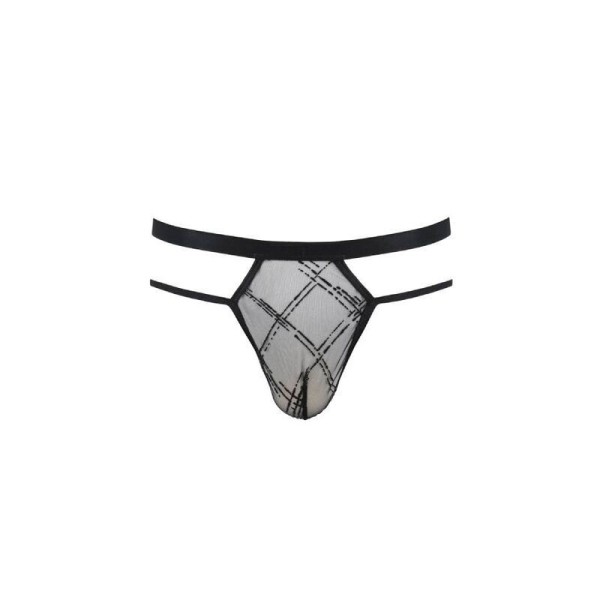 PASSION - 029 STRING COLLIN BLACK S/M PASSION MEN - Tangas de hom