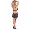 LIVCO CORSETTI FASHION - ENSEMBLE BABYDOLL + THONG ORANA OAZZA NOIR LIVCO CORSETTI SETS