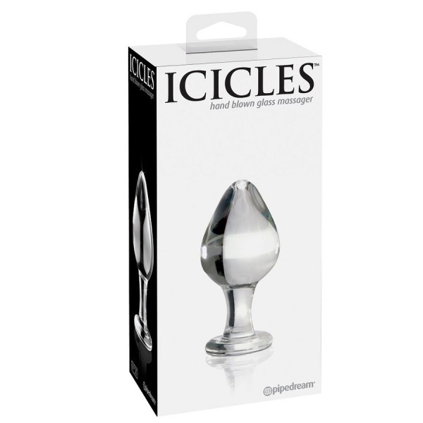Icicles - N. 25 Masseur EN Verre – Bouchons anaux