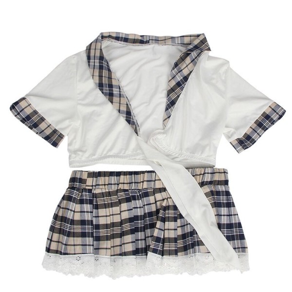 SUBBLIME - TOP E SAIA SEXY SCHOOLGIRL FANTASIA L/XL SUBBLIME