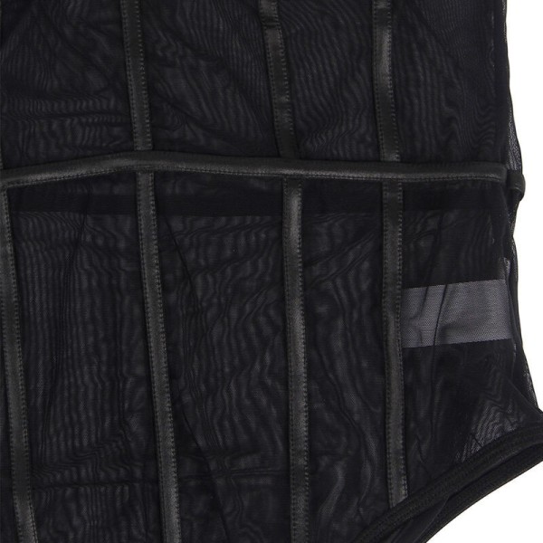 SUBBLIME - BODY NOIR BRETELLES CHAÎNE S/M SUBBLIME BODIES - Bodys