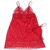 SUBBLIME - BABYDOLL SATÉN CON ENCAJE ROJO S/M SUBBLIME BABYDOLLS