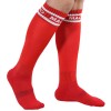 Macho - Chaussettes Longues Taille Unique Rouge