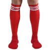 Macho - Calcetines Largos Talla Única Rojo