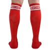 Macho - Chaussettes Longues Taille Unique Rouge