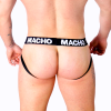 Macho - Mx27gr Jock Cuir Gris Beige L – Jockstraps