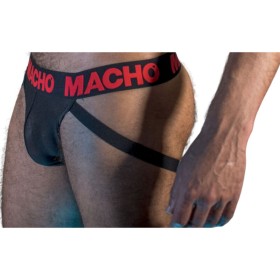 Macho - Mx26x2 Jock Negro/rojo S - Suspensorio
