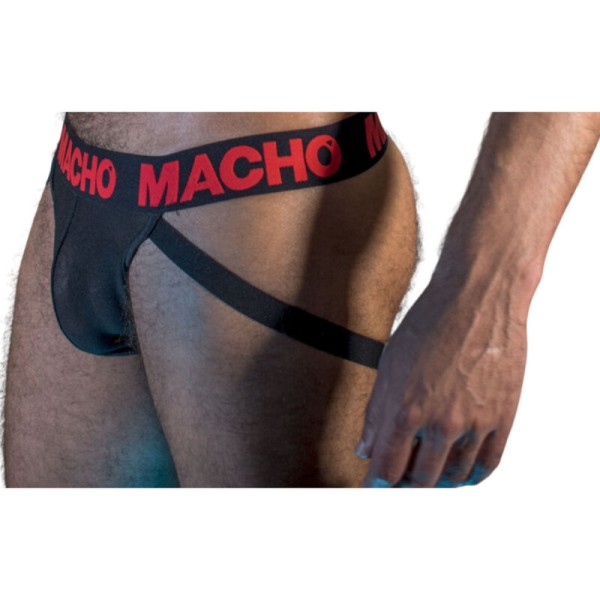 Macho - Mx26x2 Jock Noir/rouge L – Jockstraps