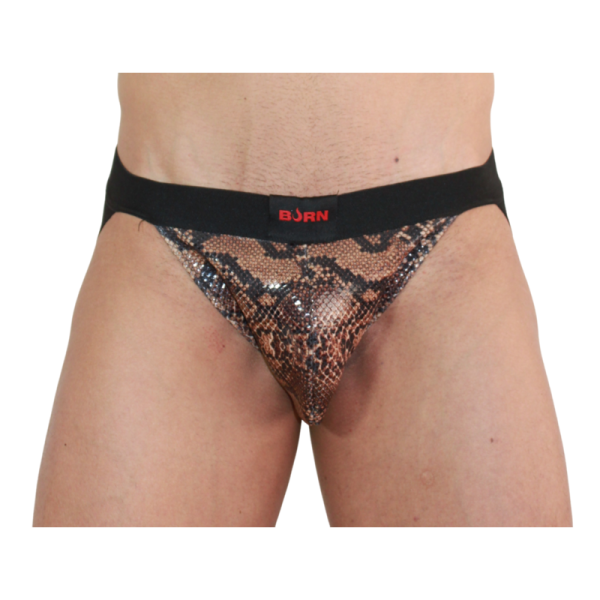 Burn - 002 Jock Snake Negro S - Suspensorio