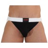 Burn - 004 Jock Noir Brillant / Blanc XL – Jockstraps