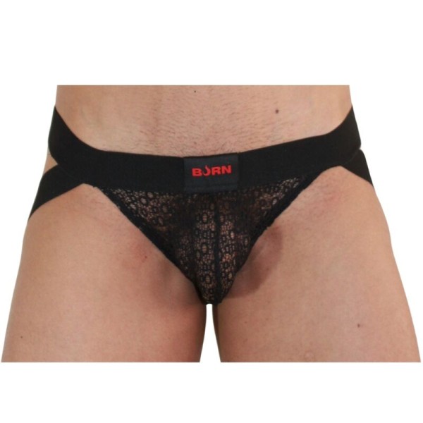 Burn - 005 Lingerie Jock Negro L - Suspensorio
