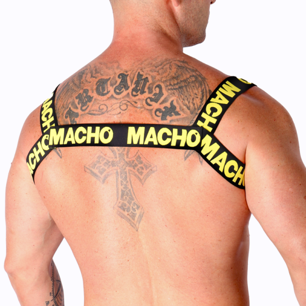 Macho - Harnais Double Jaune – Harnais pour hommes