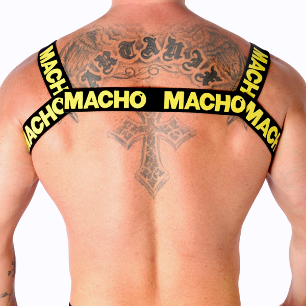 Macho - Harnais Double Jaune – Harnais pour hommes