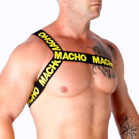 Macho - Arnés Romano Amarillo S/M – Arnés para hombre