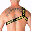 Macho - Arnés Romano Amarillo S/M – Arnés para hombre